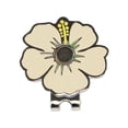 thumbnail image 3 of Marcador de pelotas de golf con diseño de flores, profesional, divertido, para gorras, visera Amarillo, 3 of 8
