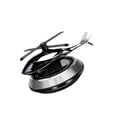 thumbnail image 1 of Car Decoration Airplane Solar Powered Air Purifier Air Freshener Aroma Diffuser Silver, 1 of 9