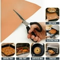 thumbnail image 2 of Non Stick Oven Liners for Bottom of Oven, 3 Pack Large Heavy Duty Mats, 17” x 25” Reusable Mat for Electric Gas Stove Toaster Microwave Charcoal or Gas Grills (Copper), 2 of 9