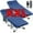 2 Packs Oversized XXL Blue, variant on ABORON Oversized XXL Folding Camping Cot for Adults & Kids, 78" L x 32" W x 18" H Large Folding Guest Bed Cots, 900lb Sleeping Cot Folding Bed with 2 Sided Mattress & Carry Bag