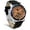 Silver & Blue, variant on ''The Castaway'' Hawaiian Koa Wood Watch (47 mm Diameter, Copper and Leather Band)