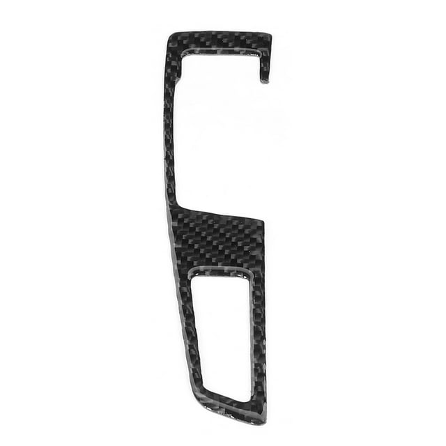 Gear Button Panel Carbon Fiber Gear Button Panel Trim Cover Fit For F07/ F10/ F25/ F26 2009-2016 LHDB Dual Switch