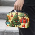 thumbnail image 2 of Christmas Waterproof Oxford Fabric Charger Case with Charger Pouch, Cable Organizer, and Cord & Cable Organizer- Digital Travel Bag- 5.9x9.44x3.14 in, 2 of 6
