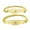 Gold, variant on Romantic Couple Bracelets 2x/Set Stainless Steel Lover Heart Lock for Key Bracel