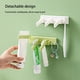 thumbnail image 3 of Injueey Soporte para de 2 en 1, exprimidor de crema de tubo Facial de pared, estante dispensador de extracción doméstico Juegos de accesorios de baño Verde, 3 of 6