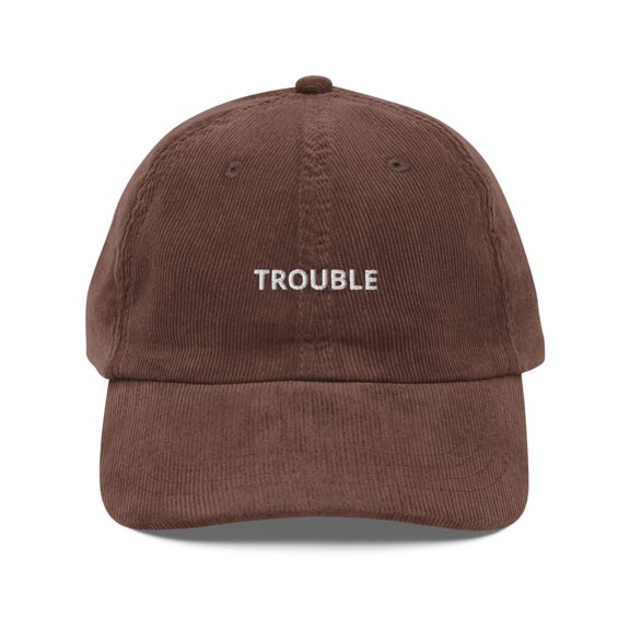 Trouble Vintage Corduroy Cap (Brown)