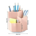 CMrtew Pencil Pen Holder for Desk Plastic Pencil Box, Large Capacity ...