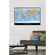 Map - World Wall Poster, 22.375 x 34