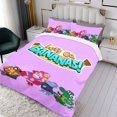 thumbnail image 3 of ¡Vamos, Plátanos! Conjunto de sábanas temático, trío de piezas, cómodo y amigable con la piel, diseño único, regalo de decoración para el hogar para familiares, amigos y fans,135cm *200cm, 3 of 6