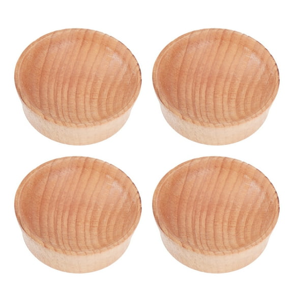 WORGEOUS  4 PCS Condiment Plate Vinegar Bowl Soy Sauce Dipping Dish Small