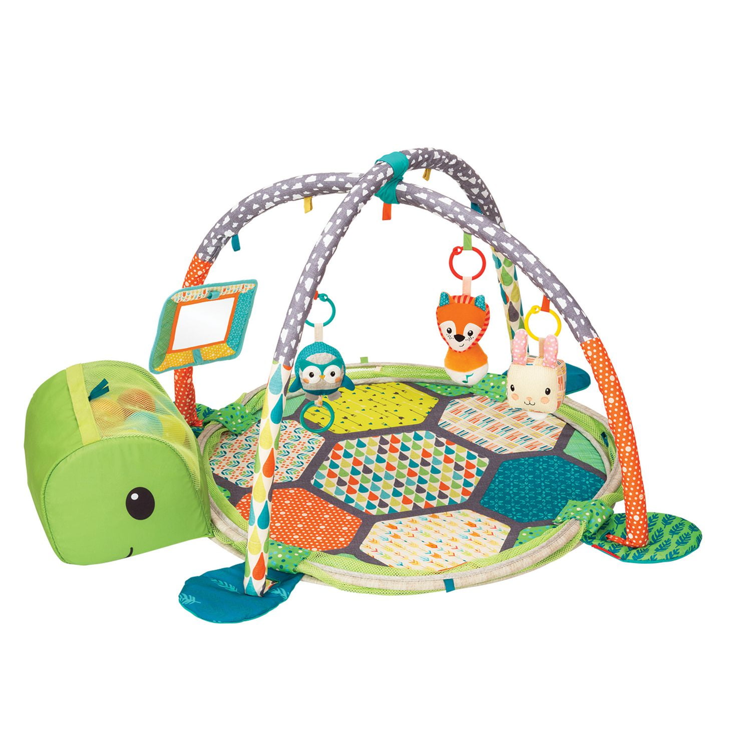 infantino go gaga activity gym & shape sorting ball pit