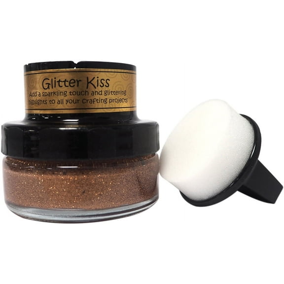 Cosmic Shimmer Glitter Kiss-Light Copper