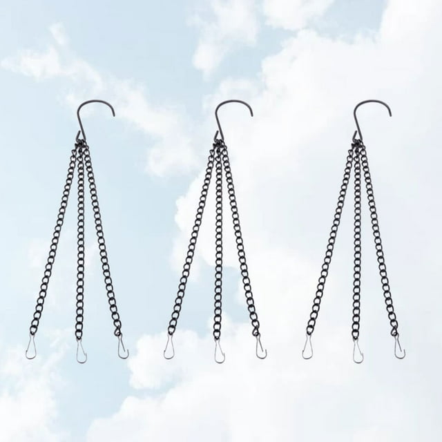 HEANUJJ 3Ud Cadena Colgante Para Macetas Con Clips Resistentes Y Sencillo