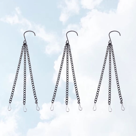 HEANUJJ 3Ud Cadena Colgante Para Macetas Con Clips Resistentes Y Sencillo