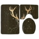 thumbnail image 1 of Juego de Alfombras de Baño ABPHQTO 3 Piezas Deer, 1 of 2