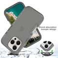 thumbnail image 2 of ELEHOLD Clear Case for iPhone 16 Pro Max, Anti-Yellowing Anti-Scratch Soft TPU Transparent Back Case,Black, 2 of 5