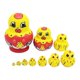 thumbnail image 2 of Adorable Chicken Pattern Nesting Dolls Matryoshka 10 Layers Housewarming Gifts CUTICAT muñeca rusa de anidación, 2 of 8