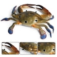 thumbnail image 1 of Modèle en Plastique de Crabe Marin à Pois Rouges Tachetés, Jouet pour Enfants, Ornement de Bureau, 1 of 4