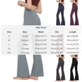 thumbnail image 2 of ZKunhua Yoga Pants Women Flare High Waist Bell Bottom Leggings Stretchy Flared Yoga Pants, 2 of 5