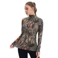 thumbnail image 7 of BASSDASH Women's UPF 50+ Camo Hunting Hoodie with Neck Gaiter Breathable Performance Long Sleeve Fishing Hooded Tee FS03W, 7 of 7