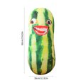 thumbnail image 3 of PATLOLLAV Funny Large 3D Cucumber Plush Throw Pillow,Silly Pickle Stuffed Cucumber Plushie Plant with Smile Face, Adorable Pickle Plush Food Shape Sleeping Pillow Decor,23.6x11.8x11.8 inch, 3 of 6