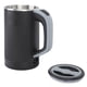 thumbnail image 2 of Hervidor de té eléctrico Apagado automático Protección contra ebullición en seco Hervidor de agua de acero inoxidable para viajes 800 ml Negro Enchufe de EE. UU. 110 V 60 HZ, 2 of 5