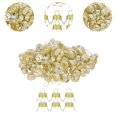 thumbnail image 6 of yotijay 50 Pieces Christmas Ornament Caps ,Christmas Replacement Ornament. Hangers Caps, Yellow, 6 of 9