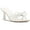 White Smooth, variant on Womens Emonna Faux Leather Slip On Slide Sandals