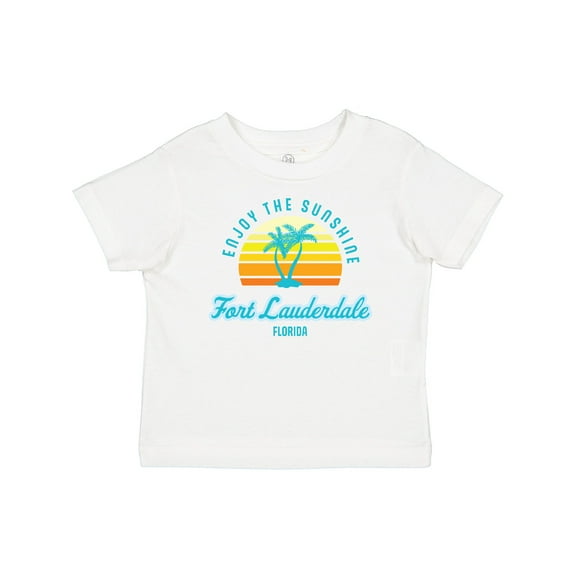 Inktastic Summer Enjoy the Sunshine Fort Lauderdale Florida in Blue Boys or Girls Baby T-Shirt