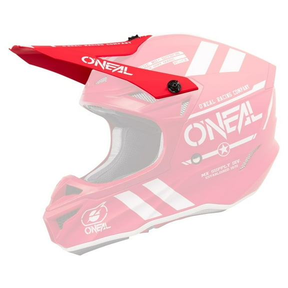 O'Neal 5 Series Warhawk Replacement Helmet Visor Red 0628-080