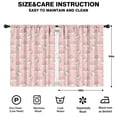 thumbnail image 2 of Unicorn and Star Pink Pattern Insulated Teens Curtains Set Of 2, Bedroom Essentials, Toddler Room Decor 42x54in(106x137cm), 2 of 5