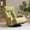 Green, variant on Floor Gaming Chair Lounge Sofa, 360°Swivel Adjustable Backrest Armrests, Plush Teddy w/ Phone & Side Pockets, TV, Reading,Video,Games, for Living Room Bedroom, Gray