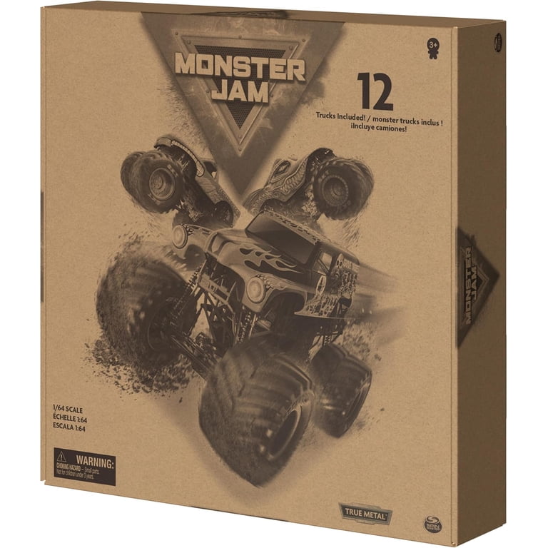 Monster Jam, Official 1:64 Scale Die-Cast Monster Trucks 12-Pack
