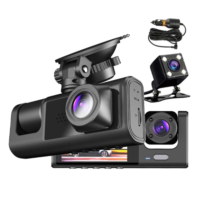 Dash Cam Fydun 1080p Full HD, delantera y trasera, ángulo de 170°