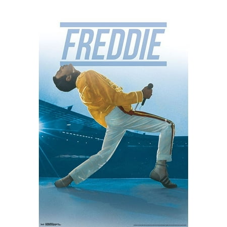 Queen Mahogany Poster - Poster - Studio B - Queen - Freddie Live 36x24