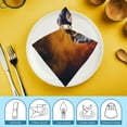 thumbnail image 6 of WERPE Monkey Cloth Napkins Polyester Gift for Farmhouse Party Dining Table Decor 6 PCS, 6 of 7