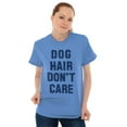 thumbnail image 4 of Dog Hair Dont Care Pet Owner Lover Plus Size Crewneck Graphic Tee Shirt Brisco Brands 4X, 4 of 5
