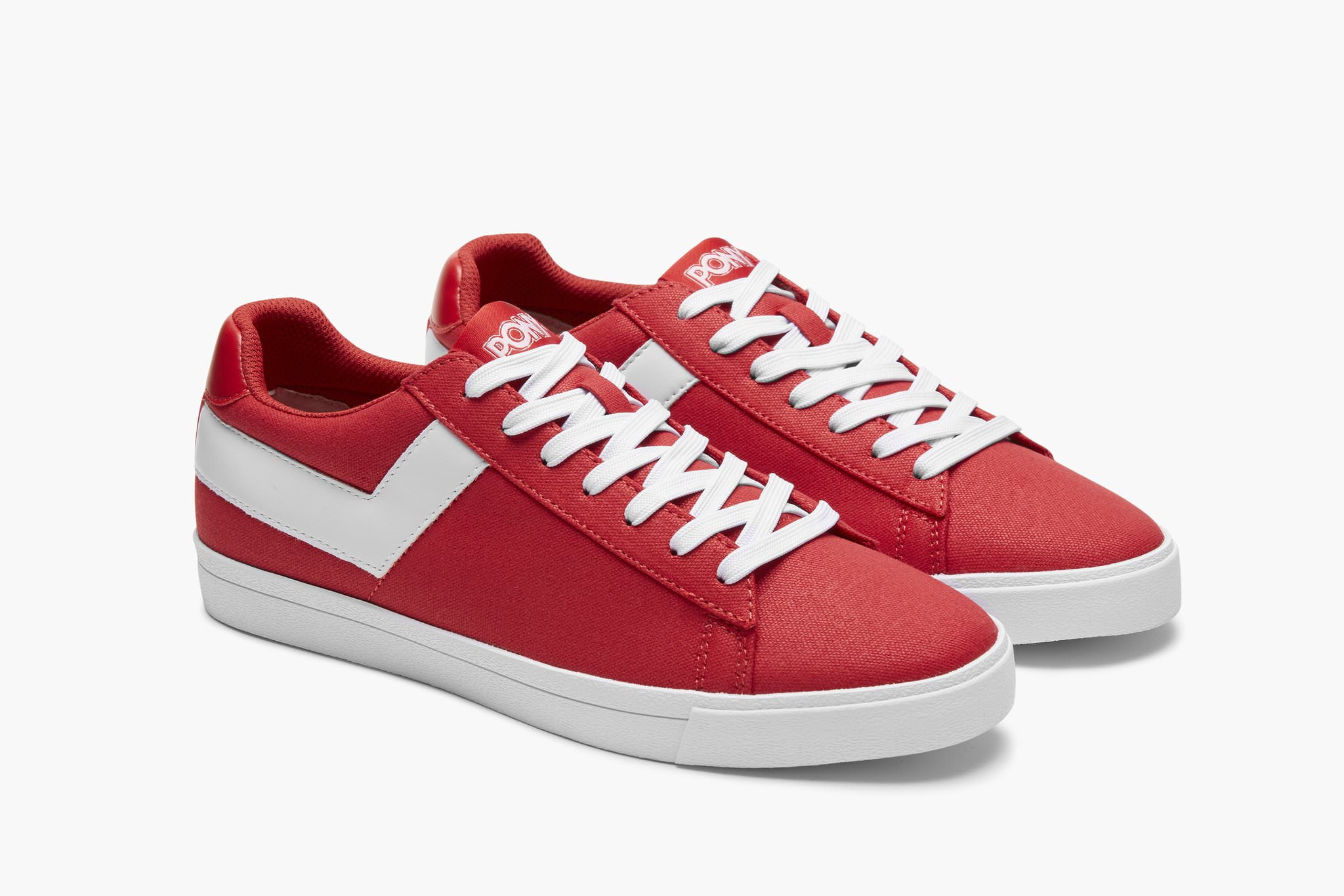 red pony sneakers