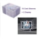 thumbnail image 3 of Fundas para Tarjetas Cargadores Superiores 20 Protector de Tarjetas de Plástico Duro Ladrillo Transparente para Tarjetas + 4 Soportes de Exhibición, 3 of 6