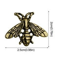 thumbnail image 3 of Broches para mujer Broche vintage de aleación de metal con forma de abeja y hebilla Broche femenino para mujer Joyería Broche femenino, 3 of 5