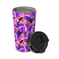 thumbnail image 2 of Fotbe Tropics Leaf Printed Insulated Travel Coffee Mug Spill Proof Leak Proof Stainless Steel Coffee Tumbler Reusable Coffee Cups with Lids Thermos, 2 of 8