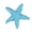 Sky Blue, variant on Orange Marine Animal Sea Star Simulation Figure Solid Model Educational Realistic Toy For Kids