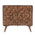 thumbnail image 1 of Pemberly Row Mid-Century Matte Walnut Solid Wood Accent Cabinet, 1 of 5