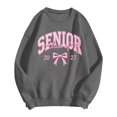 thumbnail image 5 of Embroidered Senior Sweatshirt Class of 2027, Senior Graduation Back to School Gifts Long Sleeve Cute Tops Oversized Pullover Fall Outfits, 5 of 5