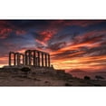 thumbnail image 3 of Kaddas, Chris 14x10 Black Modern Framed Museum Art Print Titled - Temple Of Poseidon, 3 of 5