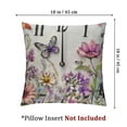 thumbnail image 4 of nygtbtfer  Spring Pillow Cover  Floral Butterfly Decorations Seasonal Farmhouse Summer Pillow Case Decor for Sofa 24x24in, 4 of 7