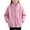 Pink, variant on RYRJJ Toddler Kid Girls Boys Fleece Jackets Lightweight Zip Up Sherpa Fall Winter Coats Long Sleeve Stand Collar Jacket