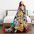 thumbnail image 5 of My Hero Academia Blanket, Anime Throw Blanket For Couch Sofa Bed, Soft Cozy Lightweight Warm Flannel Blanket, Home Decor, Anime Gifts For Boys Girls Kids Teens, 40"X30", 5 of 9