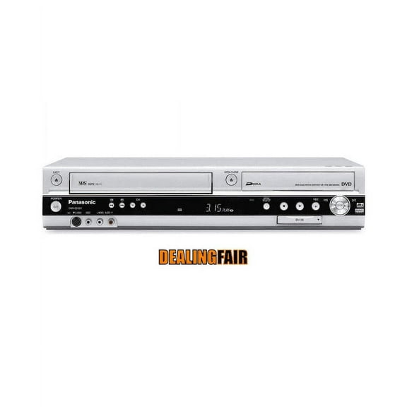 Restored Panasonic DMR-ES35VS DVD/VCR Recorder Player Combo - w/ Original Remote, A/V Cables, & Manual (Refurbished)