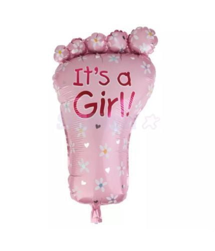 Blue Foot It/'s a Boy Baby Supershape Helium Balloon New Baby Shower Gifts